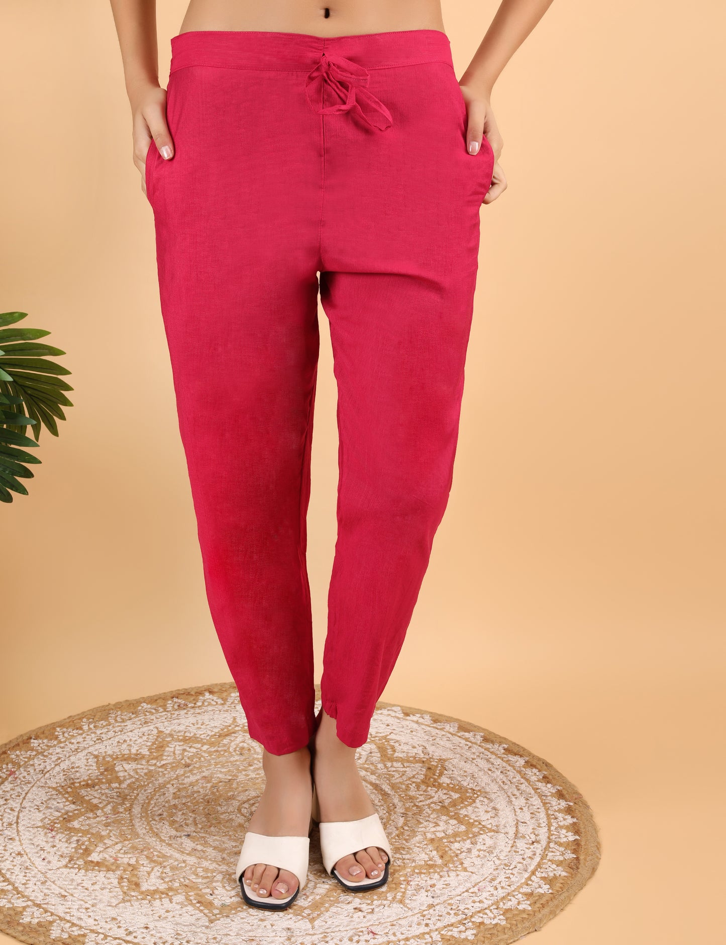 RANI PINK COTTON PRINT COLLAR CO-ORD SET