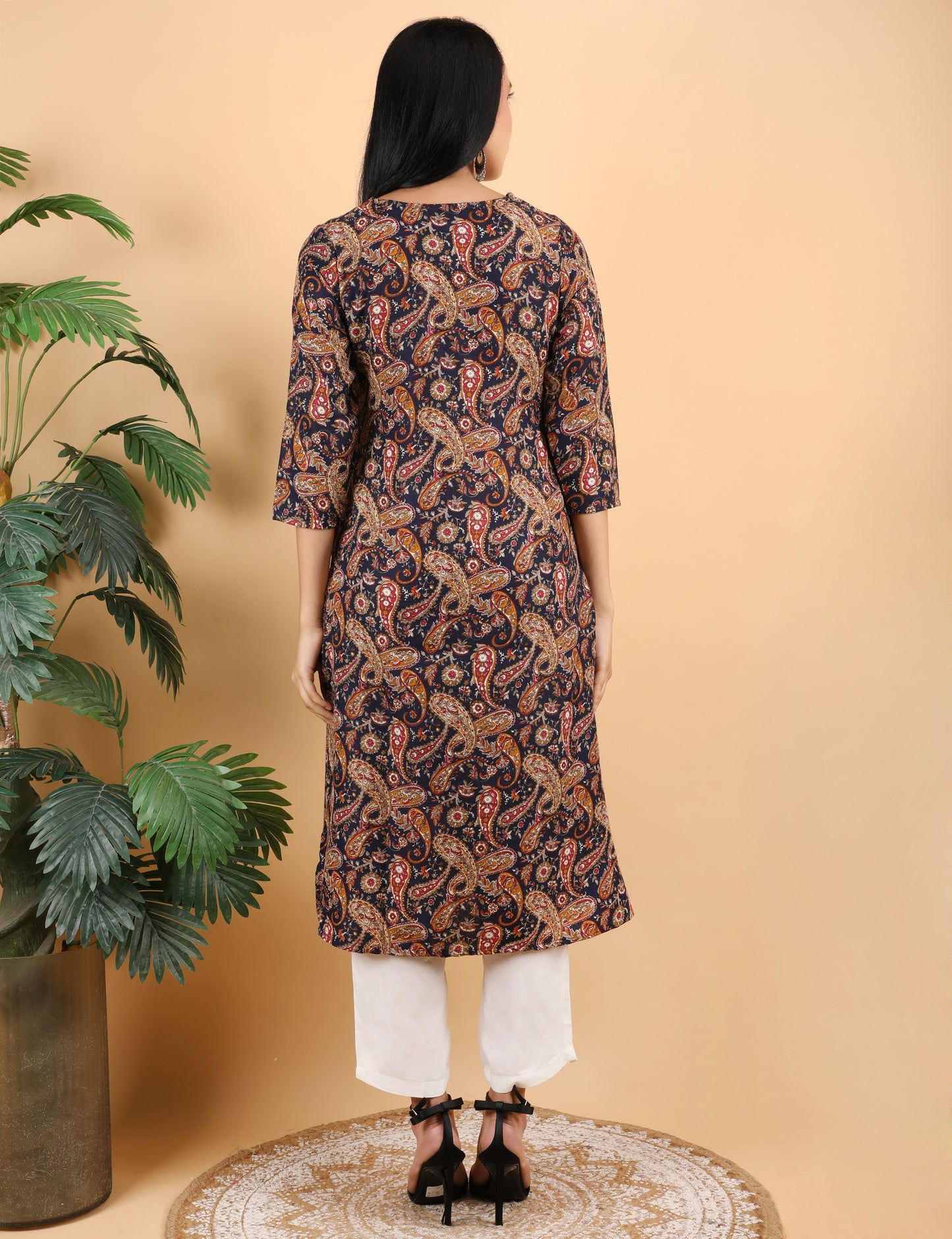 pure cotton printed kurti