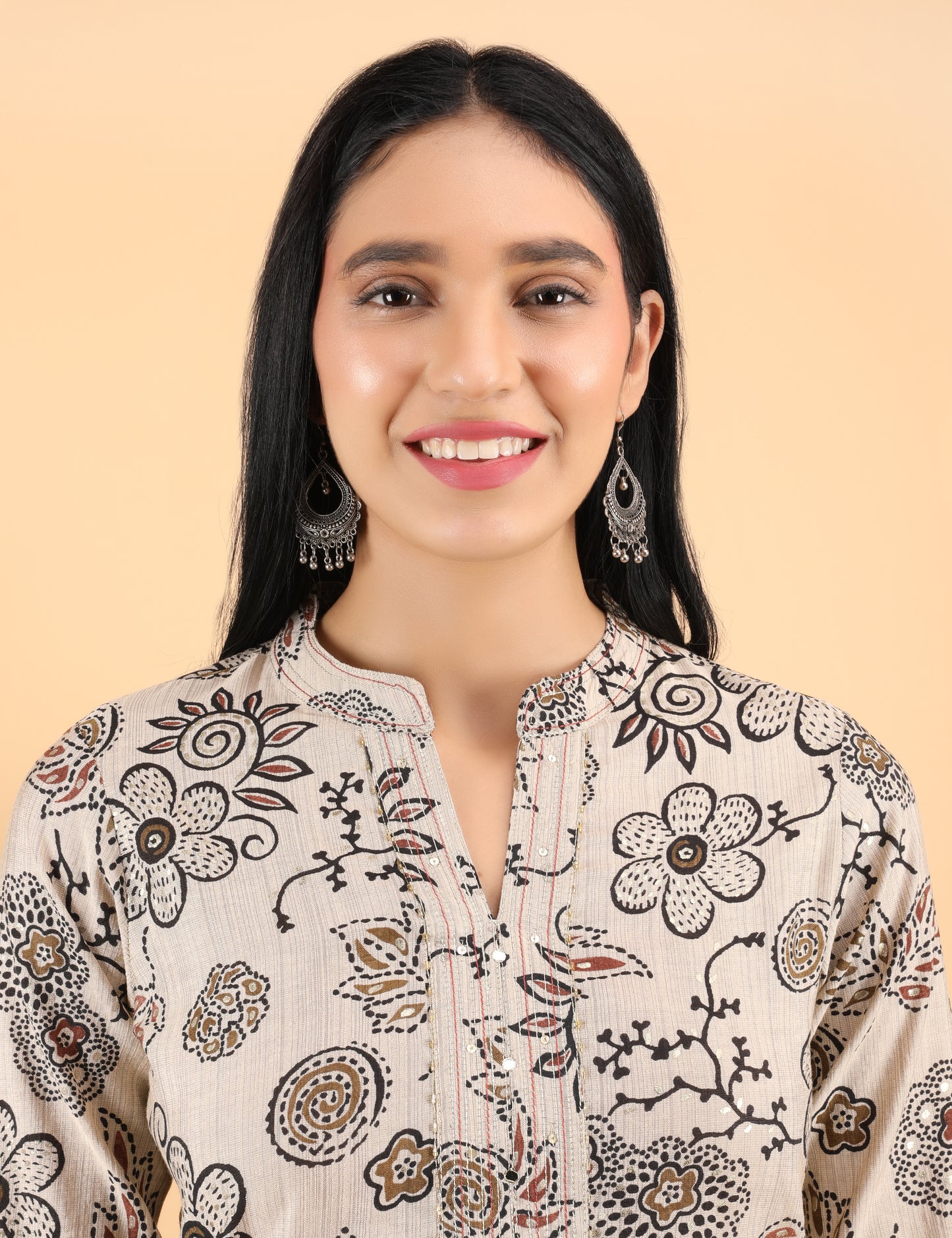 PRINTED COTTON KURTA