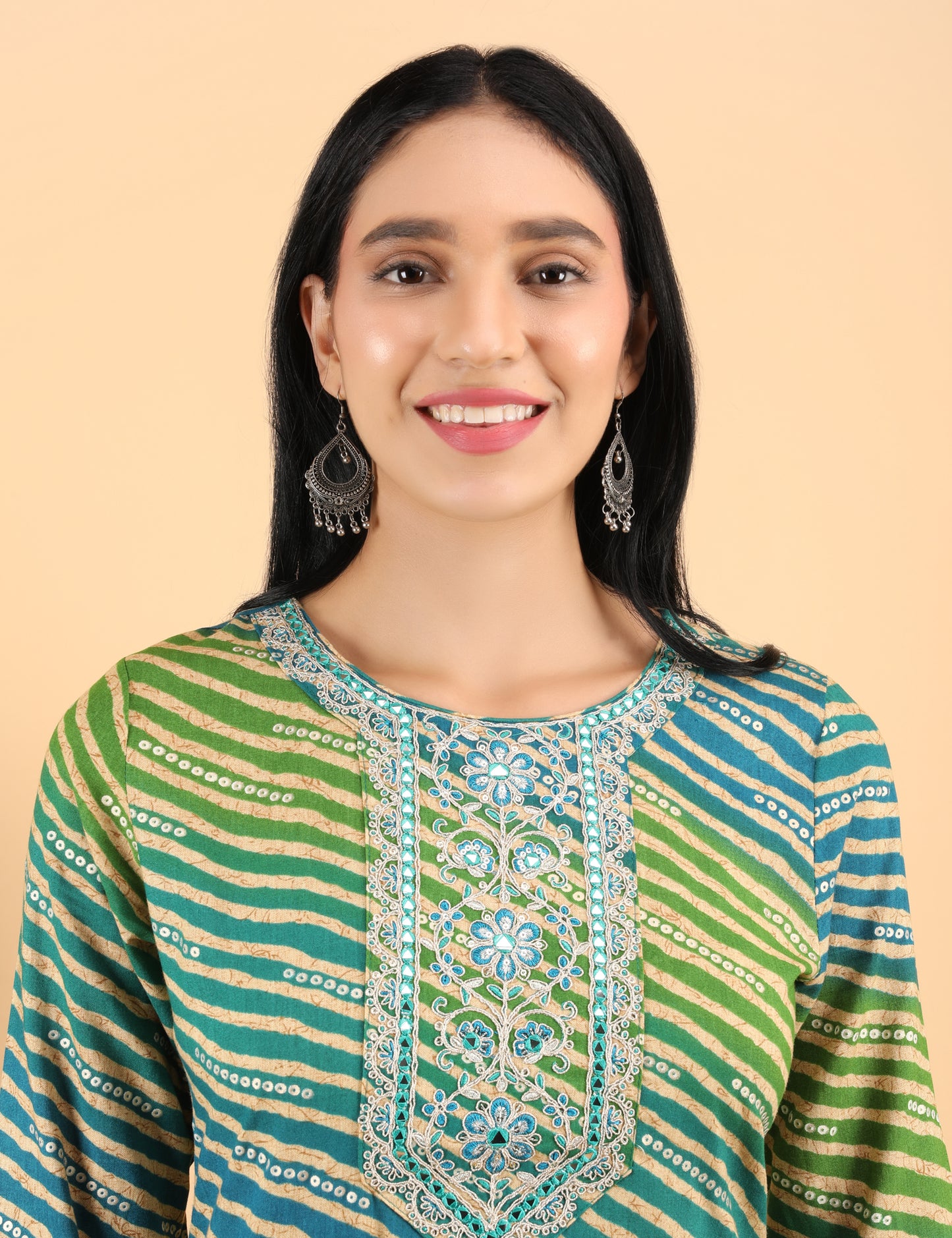 LAHARIYA PRINT COTTON KURTI