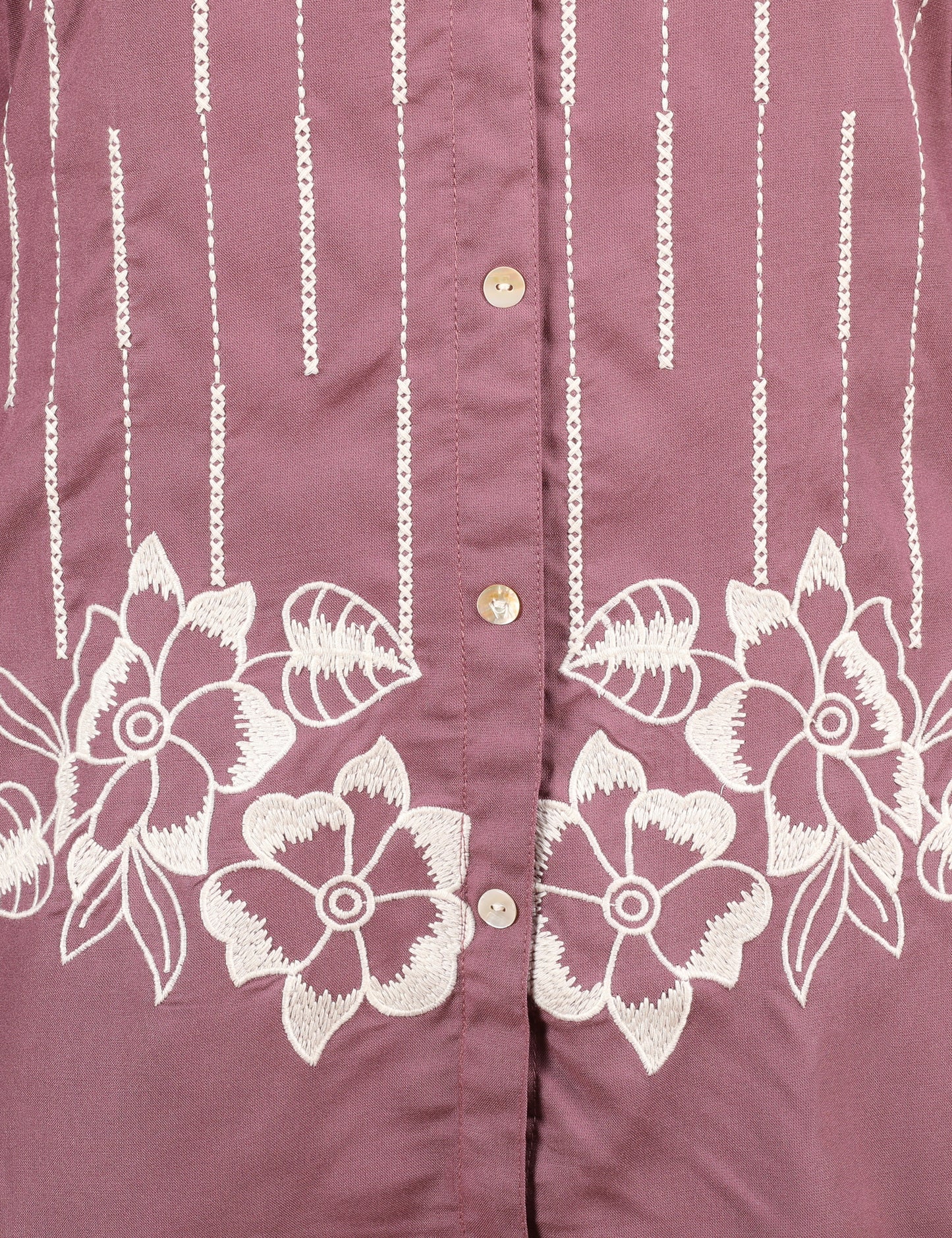 ELEGGANT COTTON  CO-ORD SET WITH THREAD EMBROIDERY