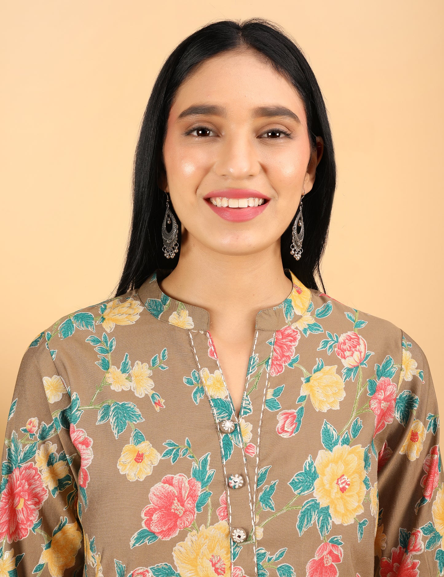 COTTON PRINTED KURTA SET