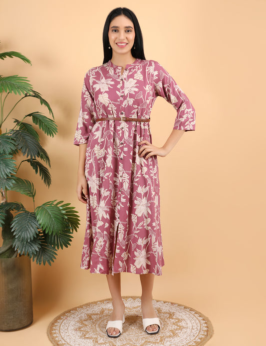 MOUVE PINK ONE PC DRESS