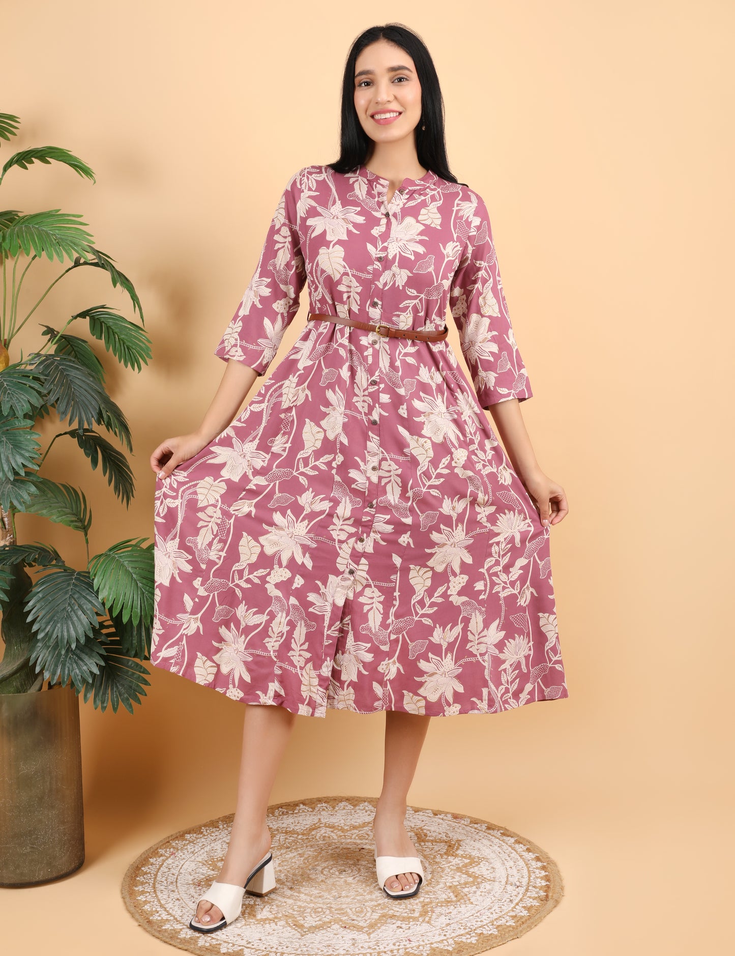 MOUVE PINK ONE PC DRESS