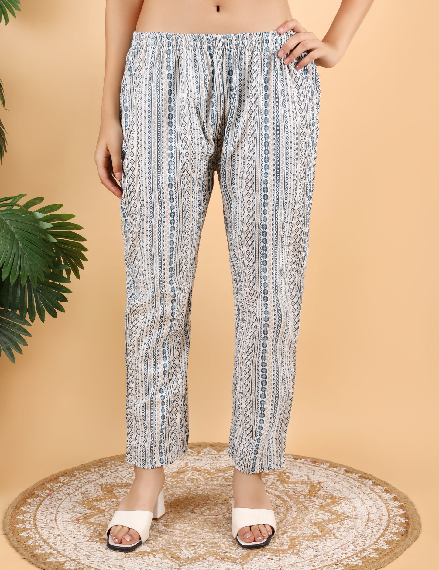 FINE COTTON PRINT STRAIGHT SUIT WITH DUPATTA