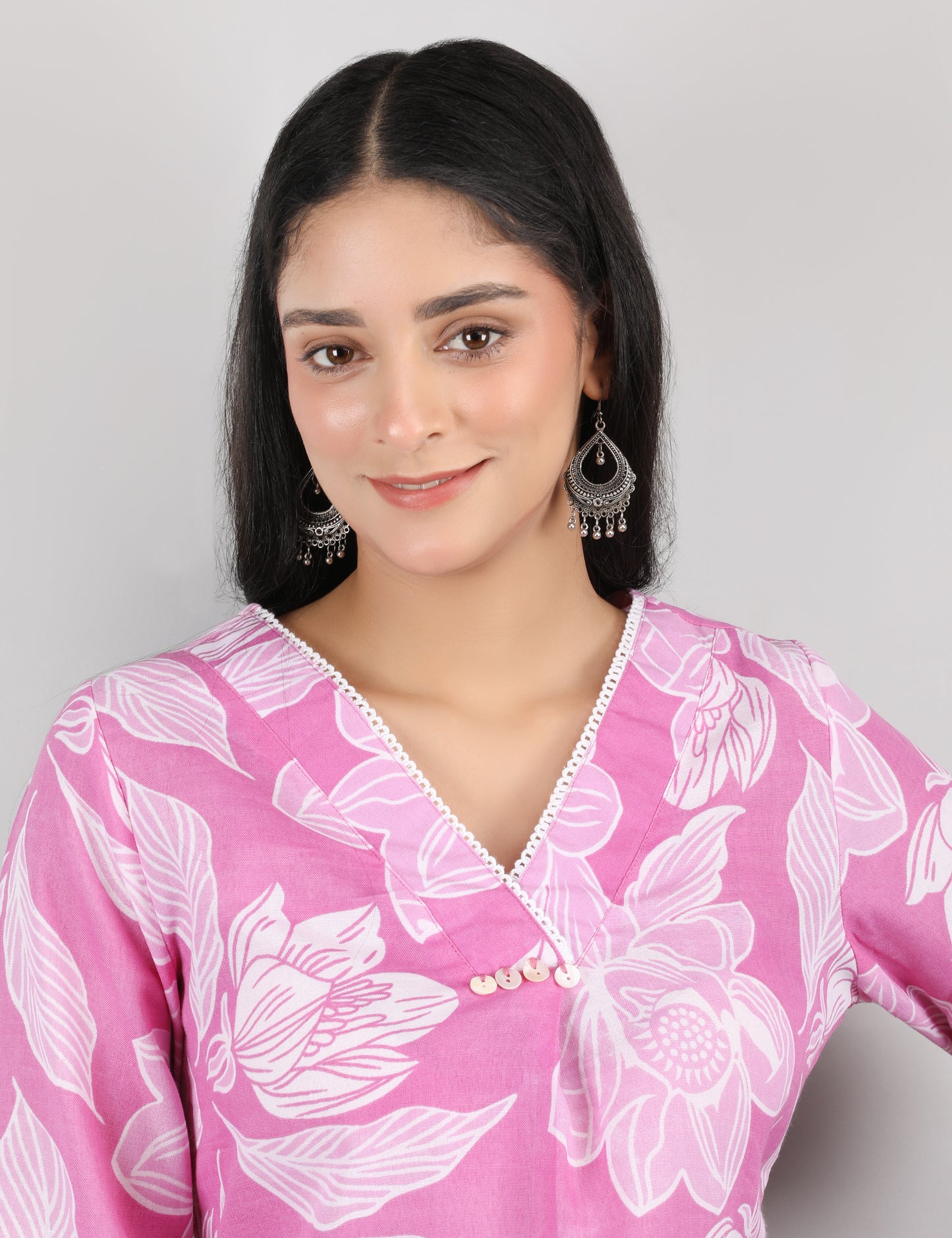 MOUVE PINK COTTON CO-ORD SET