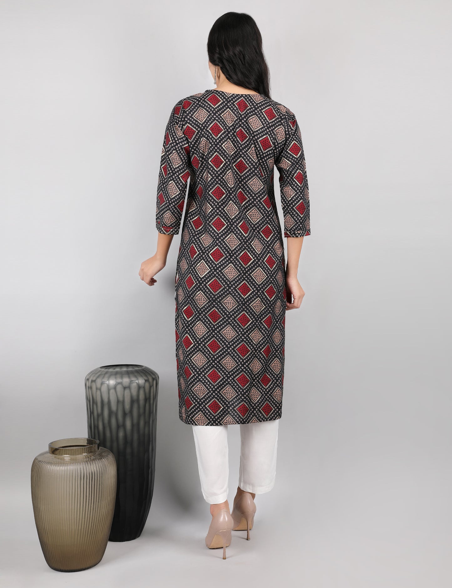 BLACK KURTA FOR WOMEN
