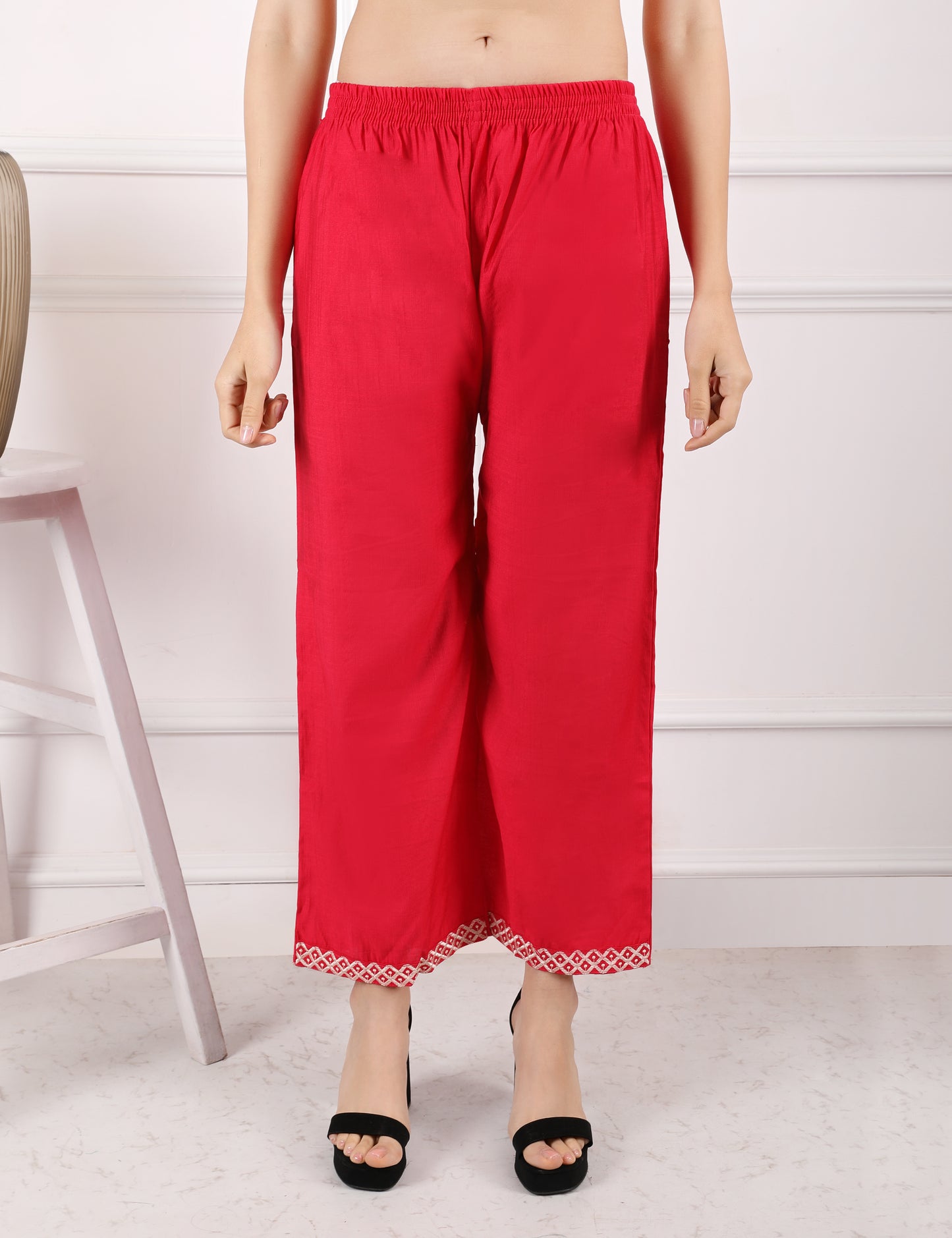 RANI PINK COTTON EMB CO ORD SET